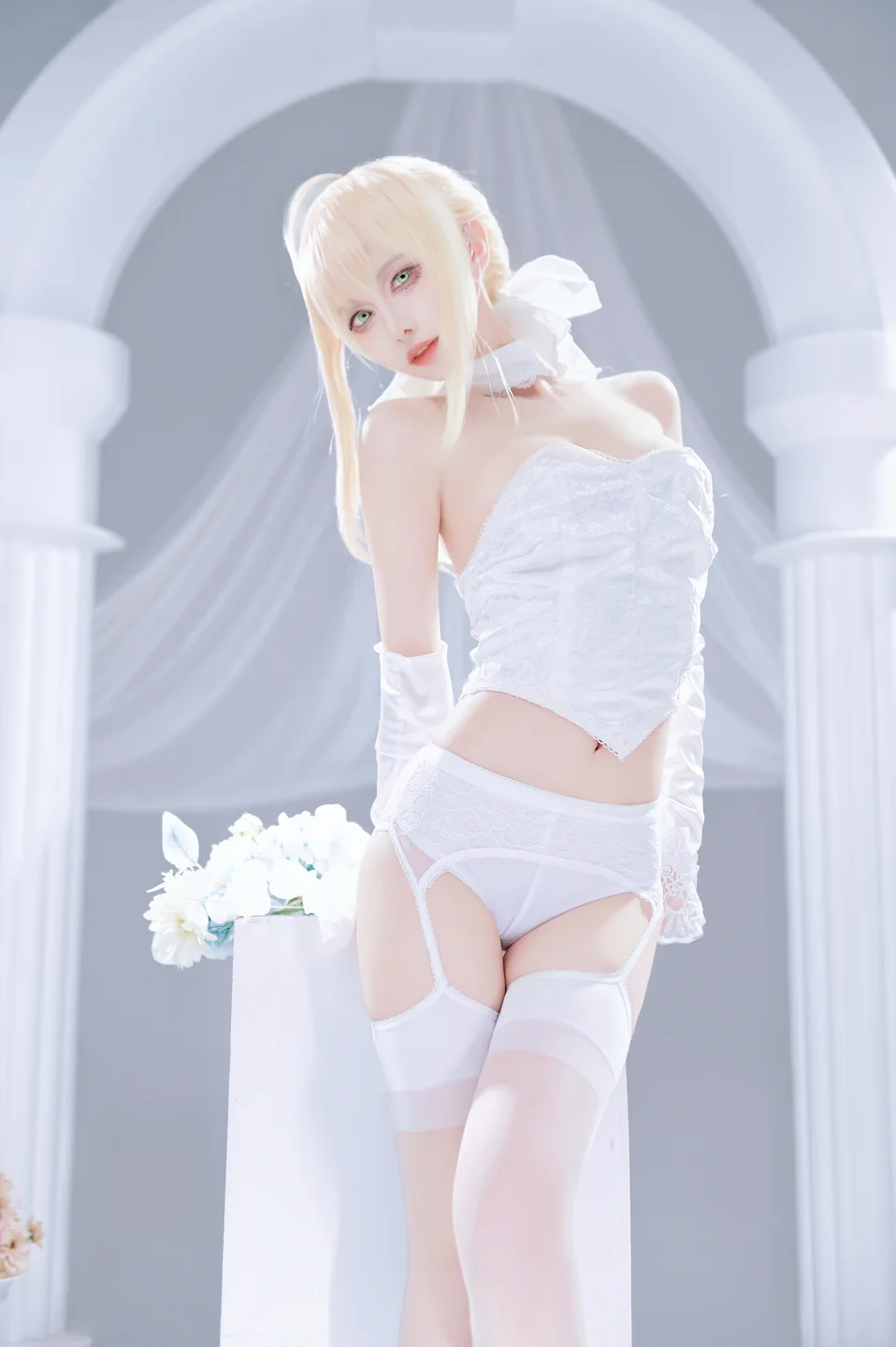 Shika小鹿鹿 - Fate Saber花嫁 [22P-284MB] tg@simisebaisi 【丝足阁】008.webp